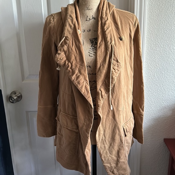 Susina | Camel Hoodie Jacket | XS - Picture 2 of 8
